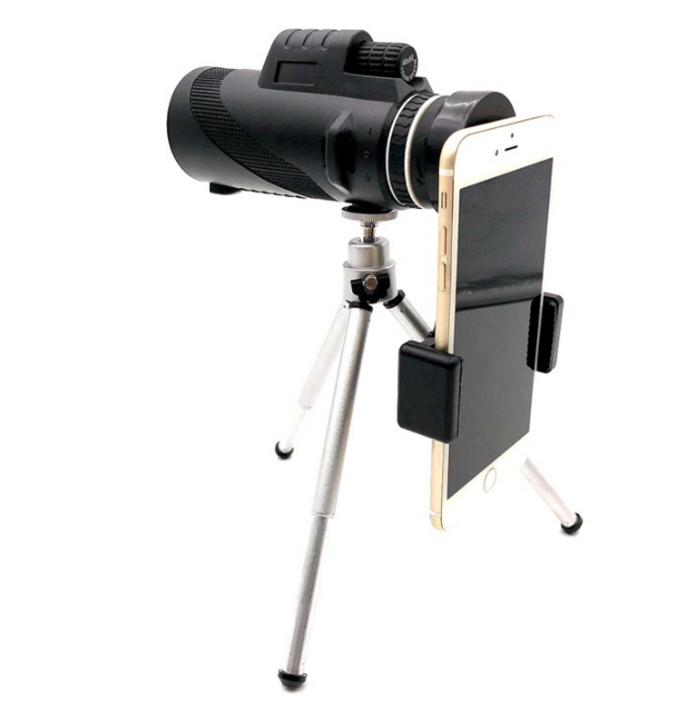 Monocular Telescope with Smartphone Mount