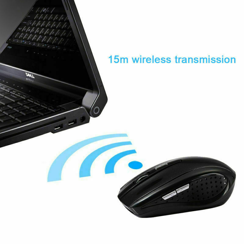 USB Optical Wireless Mouse 2.4GHz for PC and Laptop - DPI Adjustable