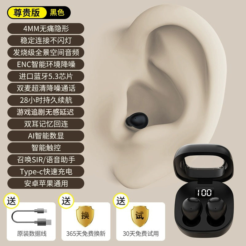Mini Pro4SS Invisible True Wireless Bluetooth 5.3 Earbuds – Waterproof In-Ear Headphones – product image 6