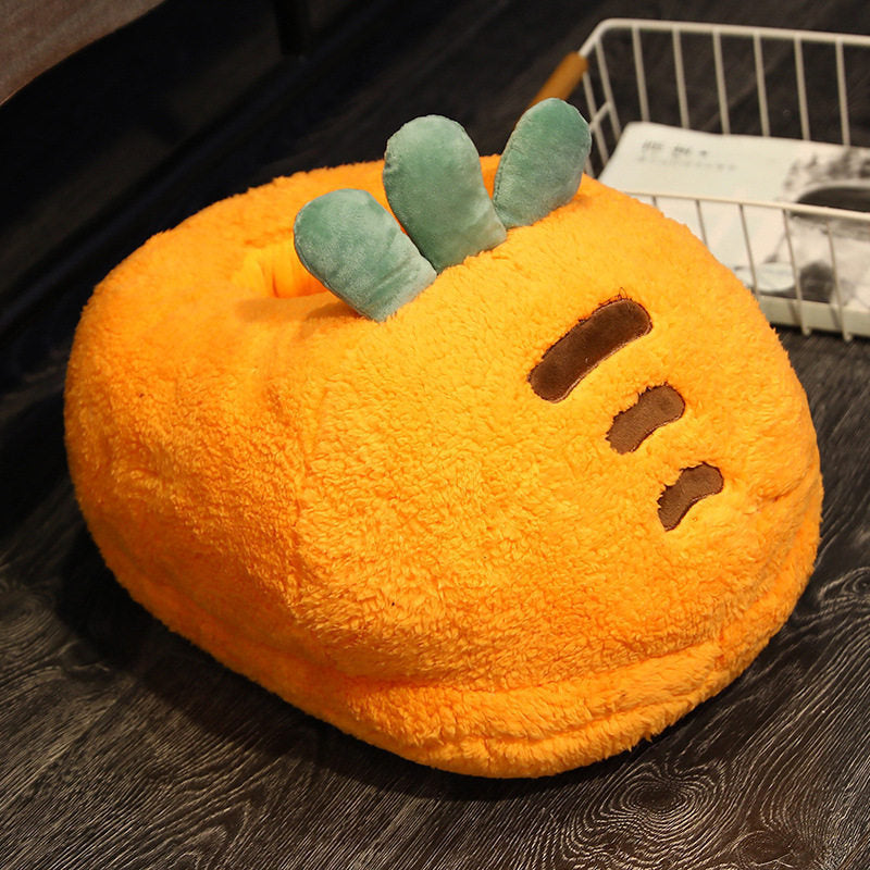 Plush Novelty Office Desk Slippers – Anti-Slip Cozy House Shoes – product image 3