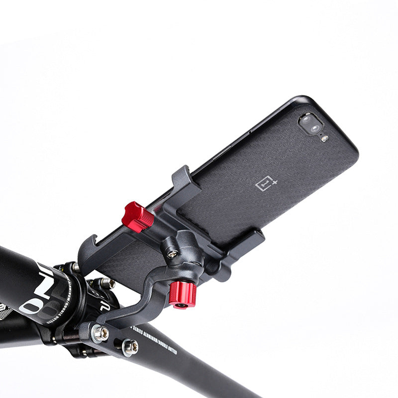 Alloy Grip Motorcycle Phone Mount – Heavy-Duty Handlebar Holder – product image 1