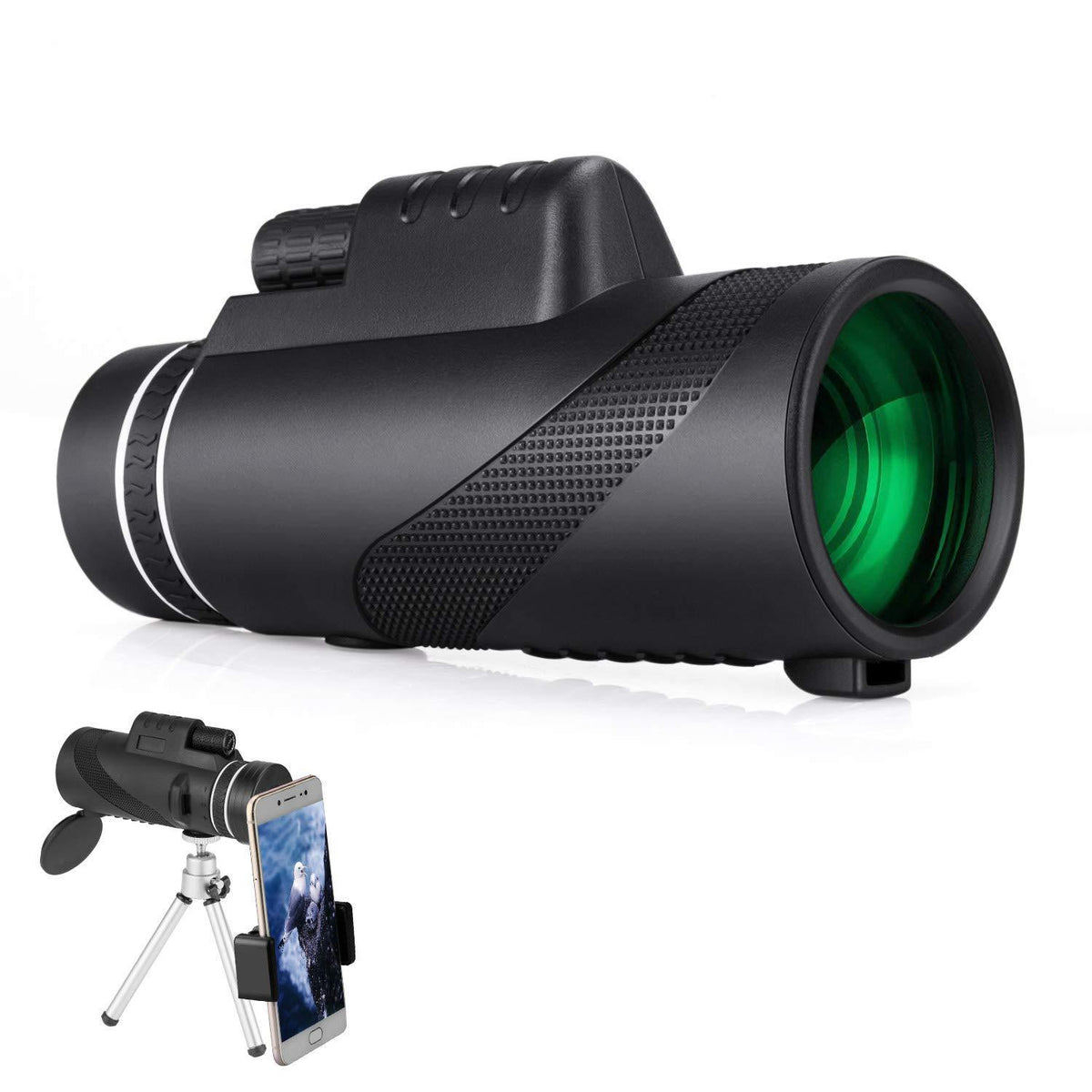 Monocular Telescope with Smartphone Mount