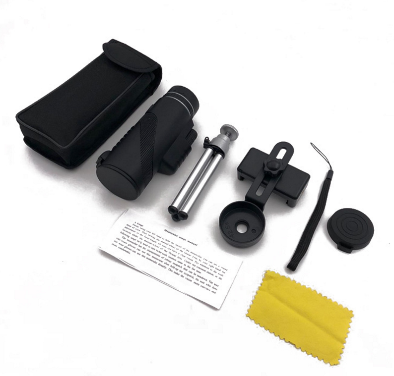 Monocular Telescope with Smartphone Mount