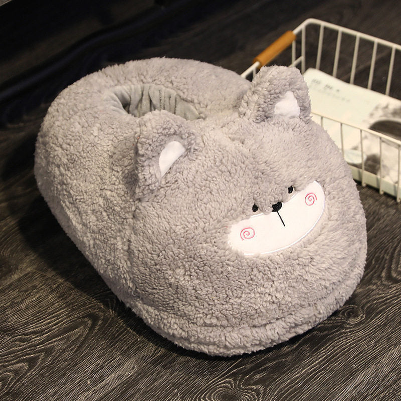 Plush Novelty Office Desk Slippers – Anti-Slip Cozy House Shoes – product image 5