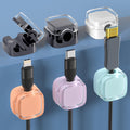 Magnetic Cable Holders 6-Pack – Desktop Cord Organizer Clips – product image 2
