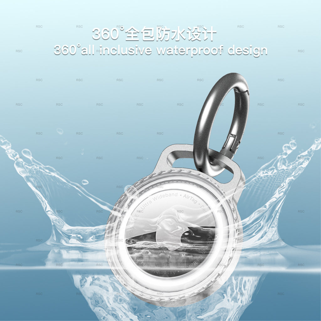 Alloy Protective Keychain Case Compatible with AirTag