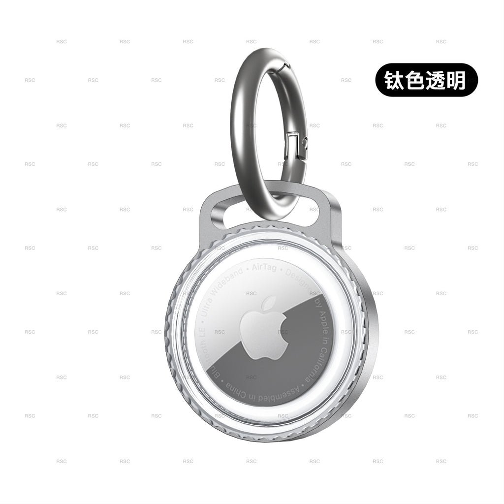Alloy Protective Keychain Case Compatible with AirTag