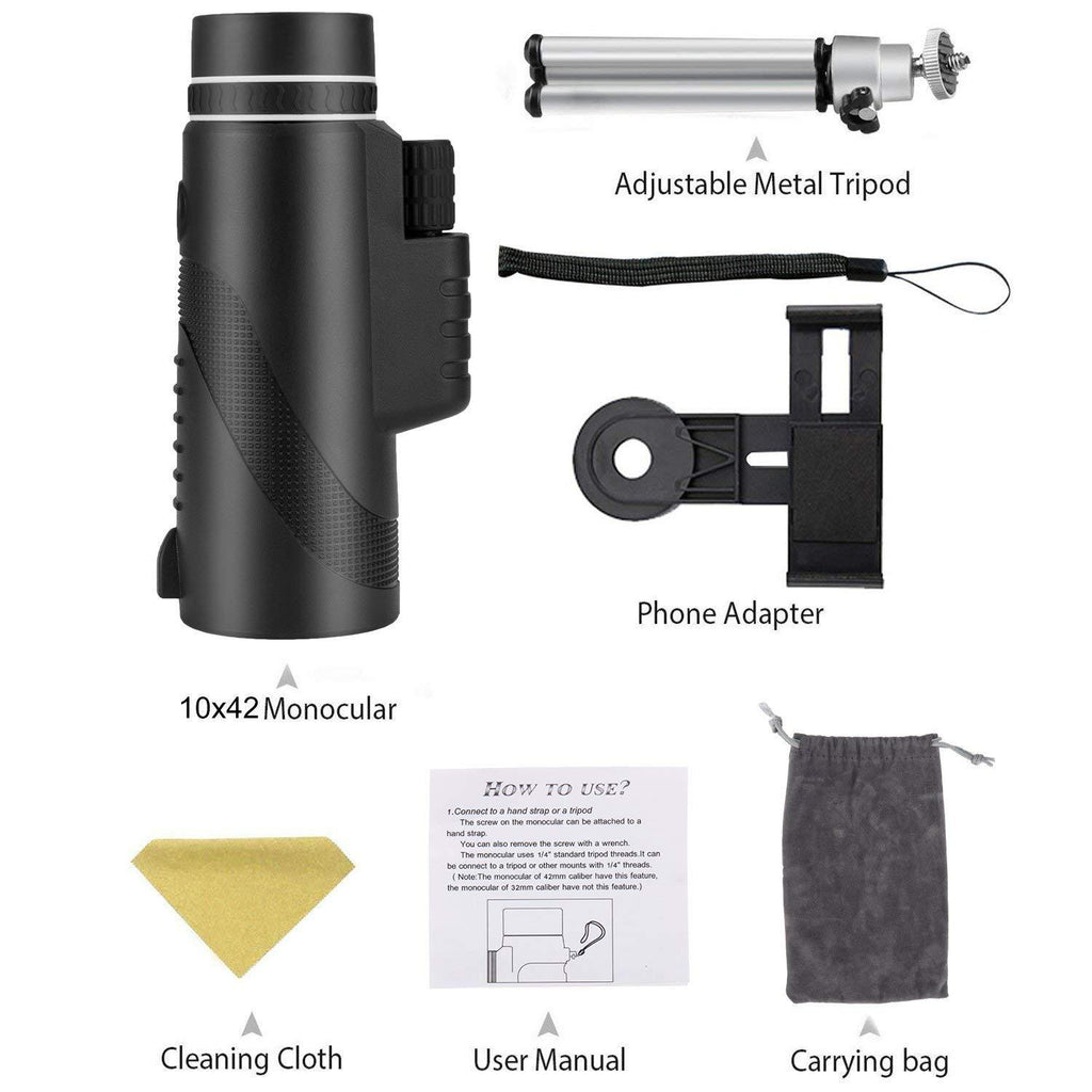 Monocular Telescope with Smartphone Mount