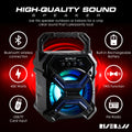 Rise Bass 7-Inch Light-Up Portable Wireless Bluetooth Speaker with TWS & FM Radio (400W PMPO) – product image 4
