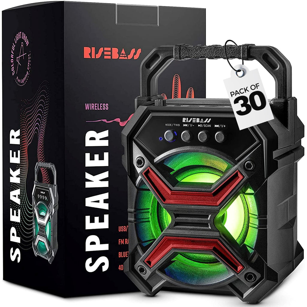 Rise Bass 7-Inch Light-Up Portable Wireless Bluetooth Speaker with TWS & FM Radio (400W PMPO) – product image 3