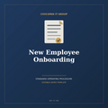 IT New Employee Onboarding SOP Template (Word/.docx)