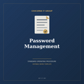 IT Password Management & MFA Policy SOP Template (Word/.docx)
