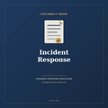 IT Incident Response SOP Template (Word/.docx)