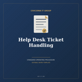 IT Help Desk Ticket Handling SOP Template (Word/.docx)