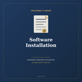 IT Software Installation SOP Template (Word/.docx)