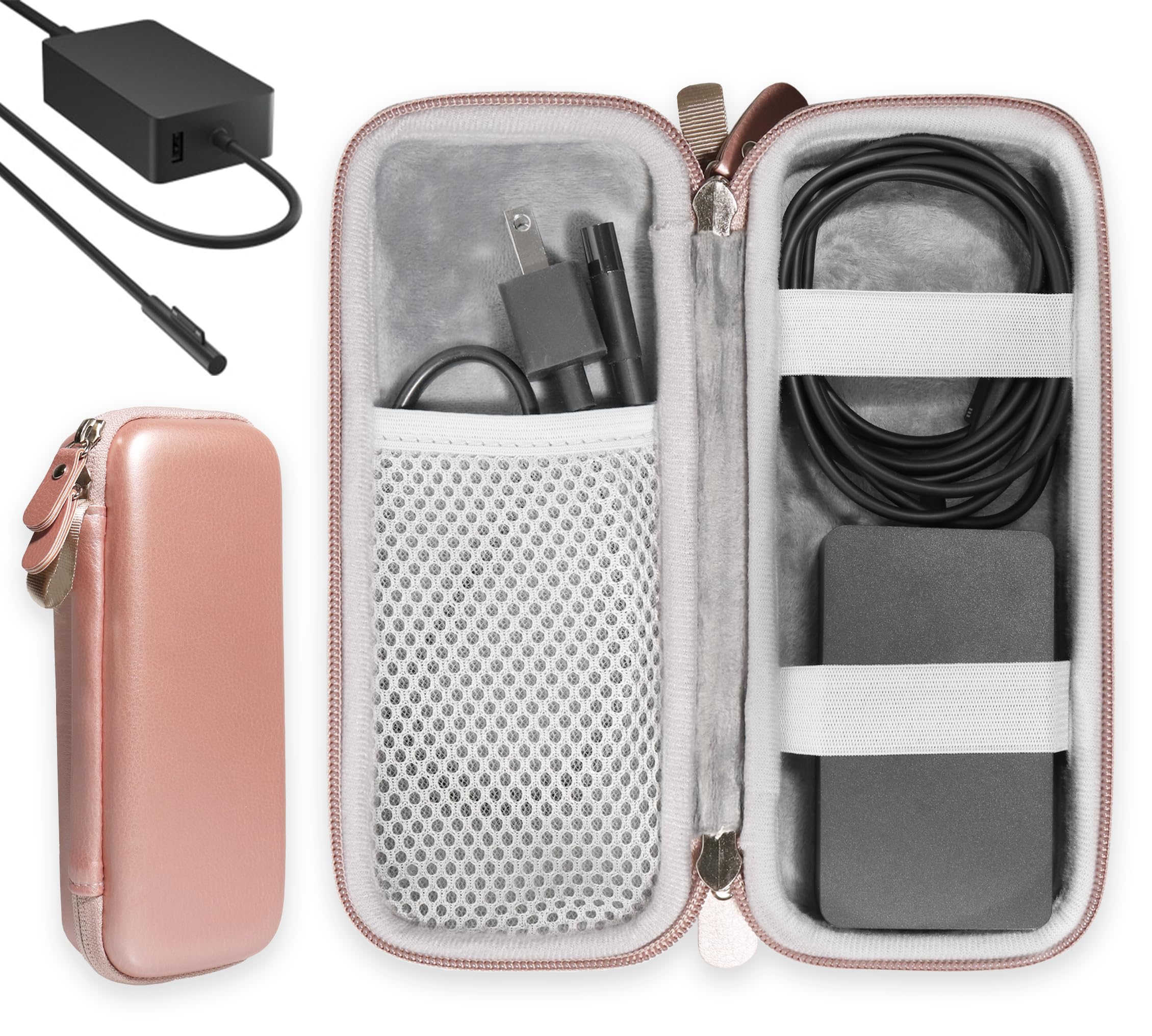 GETGEAR Laptop Charger case Customized for Microsoft Surface Charger compatible with Surface Pro/8/7/X/7+/7/6/5/4/3 Laptop Go Go 2 Go 3 Surface Laptop Studio Studio 2 Surface Laptop 5 4 3