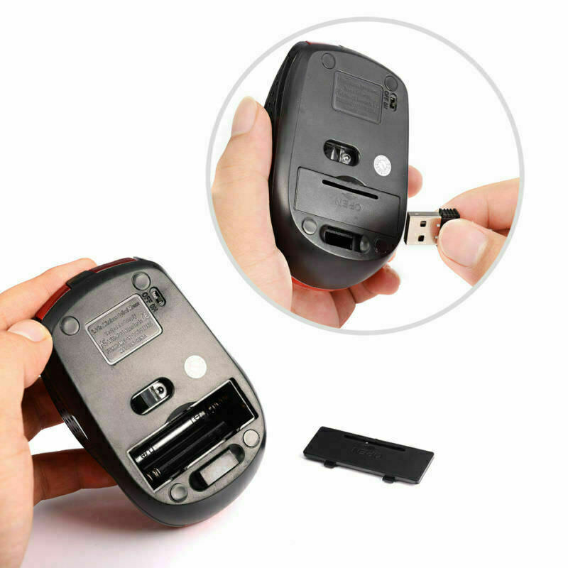 USB Optical Wireless Mouse 2.4GHz for PC and Laptop - DPI Adjustable – product image 1