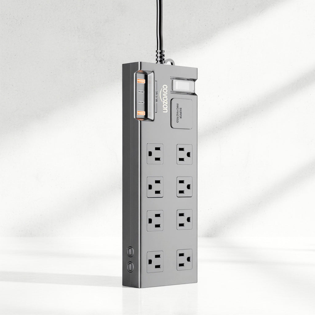 Weatherproof Outdoor Power Strip IPX6 - 8 Outlets, 6FT Cord – product image 1