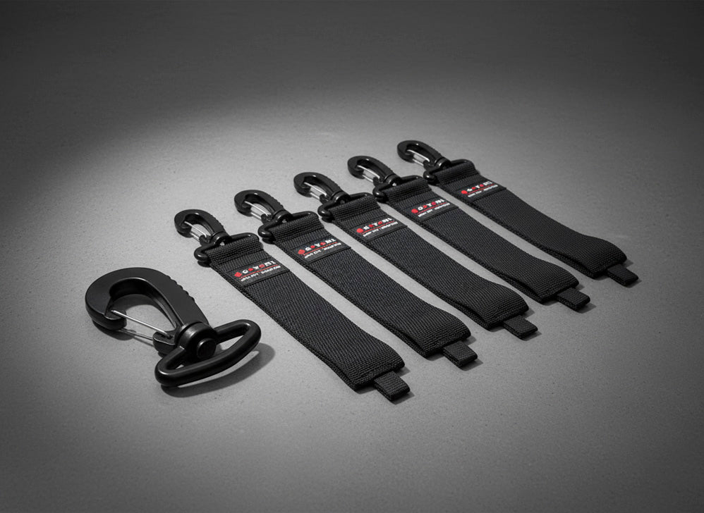 Heavy-Duty Extension Cord Holder Storage Straps - 6 Pack (Assorted) – product image 2