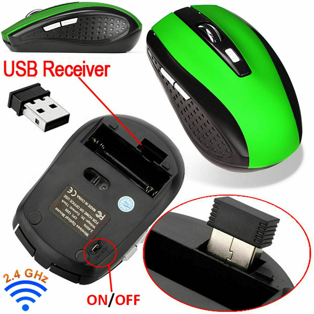 USB Optical Wireless Mouse 2.4GHz for PC and Laptop - DPI Adjustable – product image 12