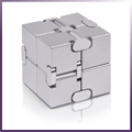 Metal Infinity Cube Fidget Toy – Premium Zinc Alloy Stress Relief Desk Toy – product image 1