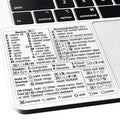 Mac OS Reference Shortcut Sticker (M1, M2, M3 & Intel) – product image 1