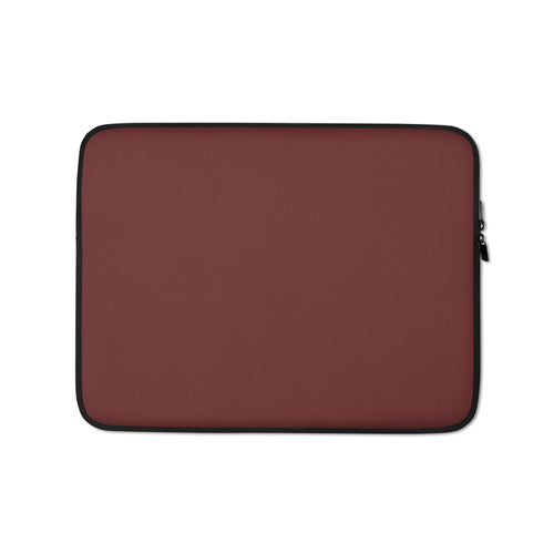 Brown Neoprene Laptop Sleeve – product image 1